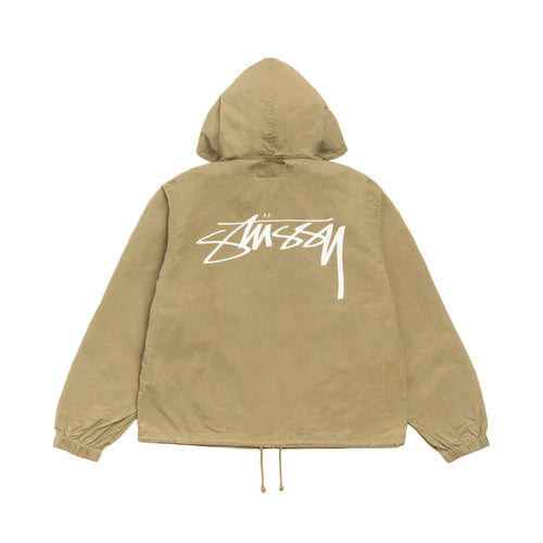 Beach Shell Cotton Wax Jacket - Olive