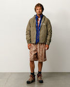 Beach Shell Cotton Wax Jacket - Olive