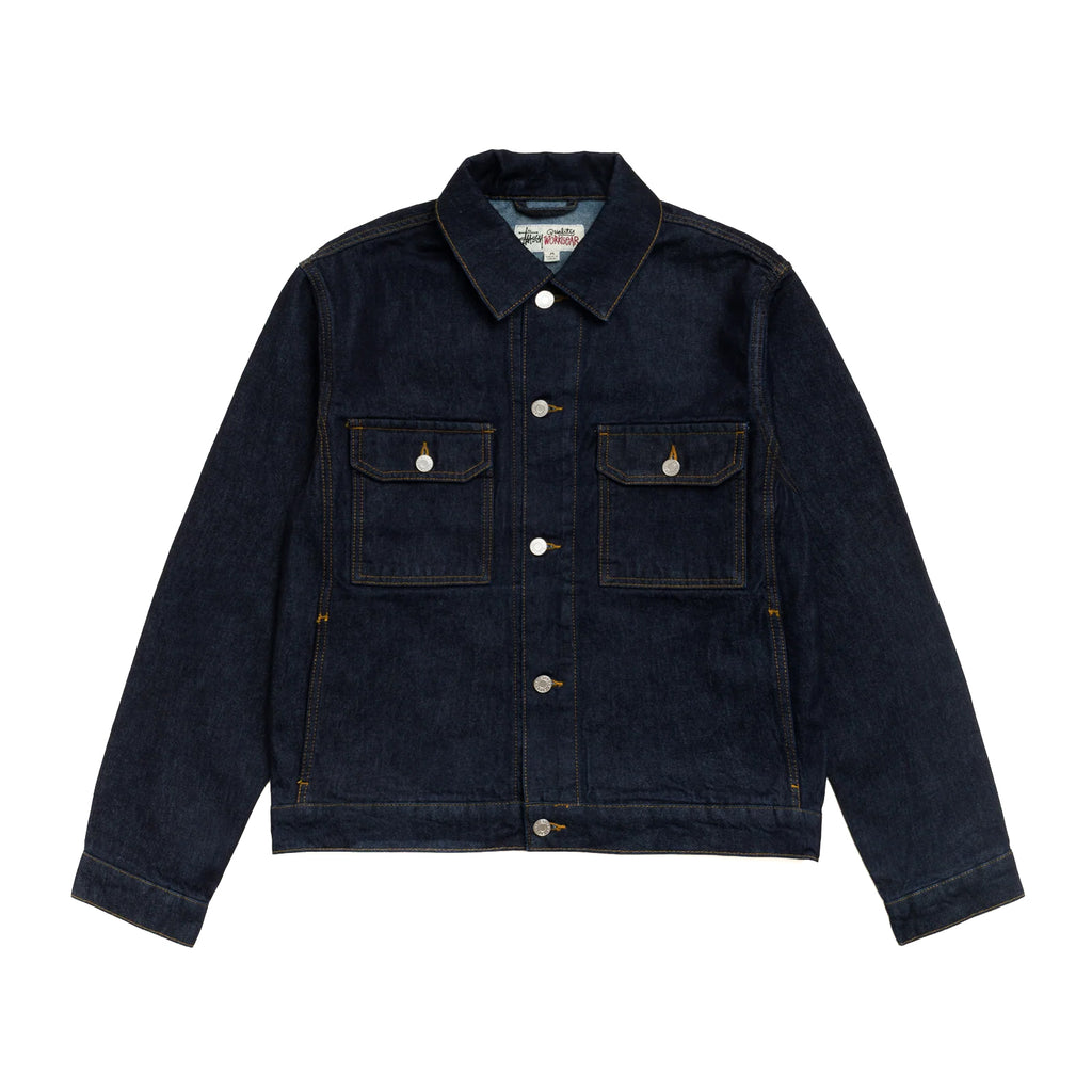 Trucker Denim Jacket - Rinsed Indigo