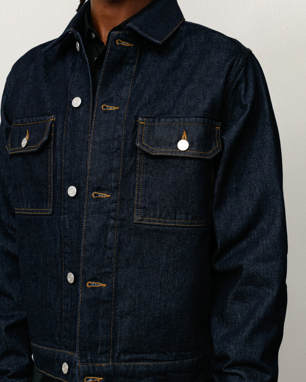 Trucker Denim Jacket - Rinsed Indigo