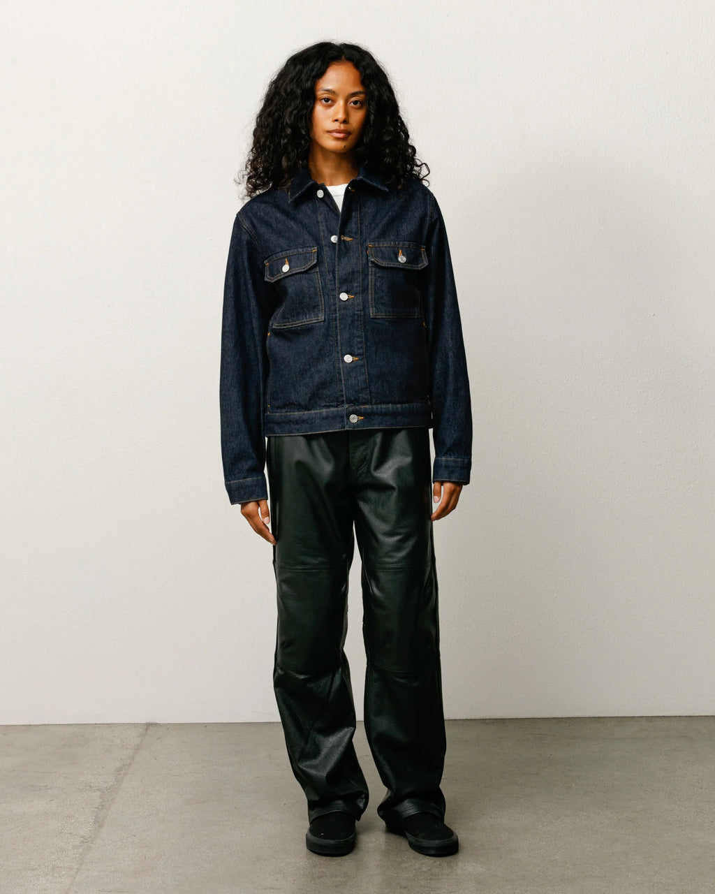 Trucker Denim Jacket - Rinsed Indigo