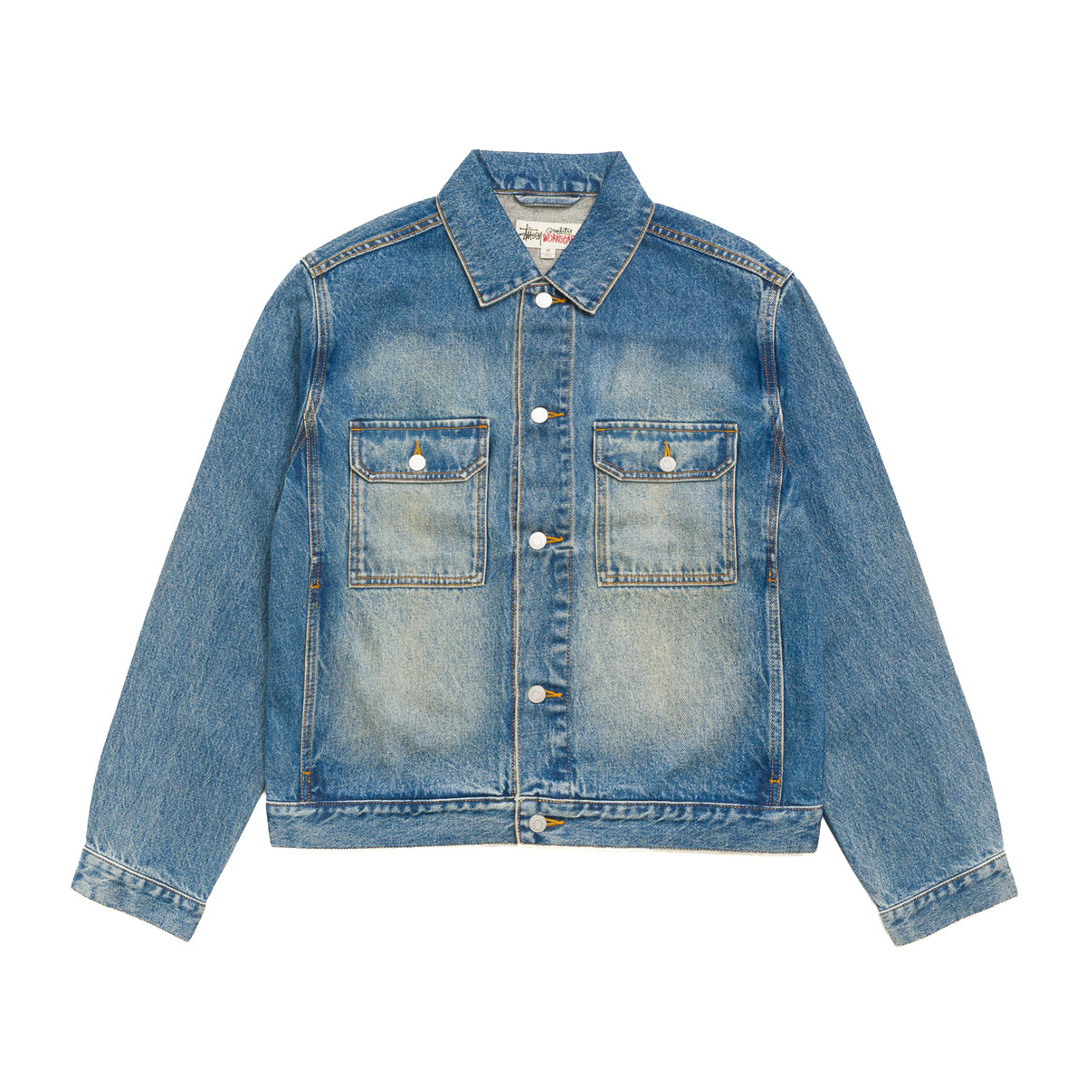 Trucker Denim Jacket - Dark Wash Indigo