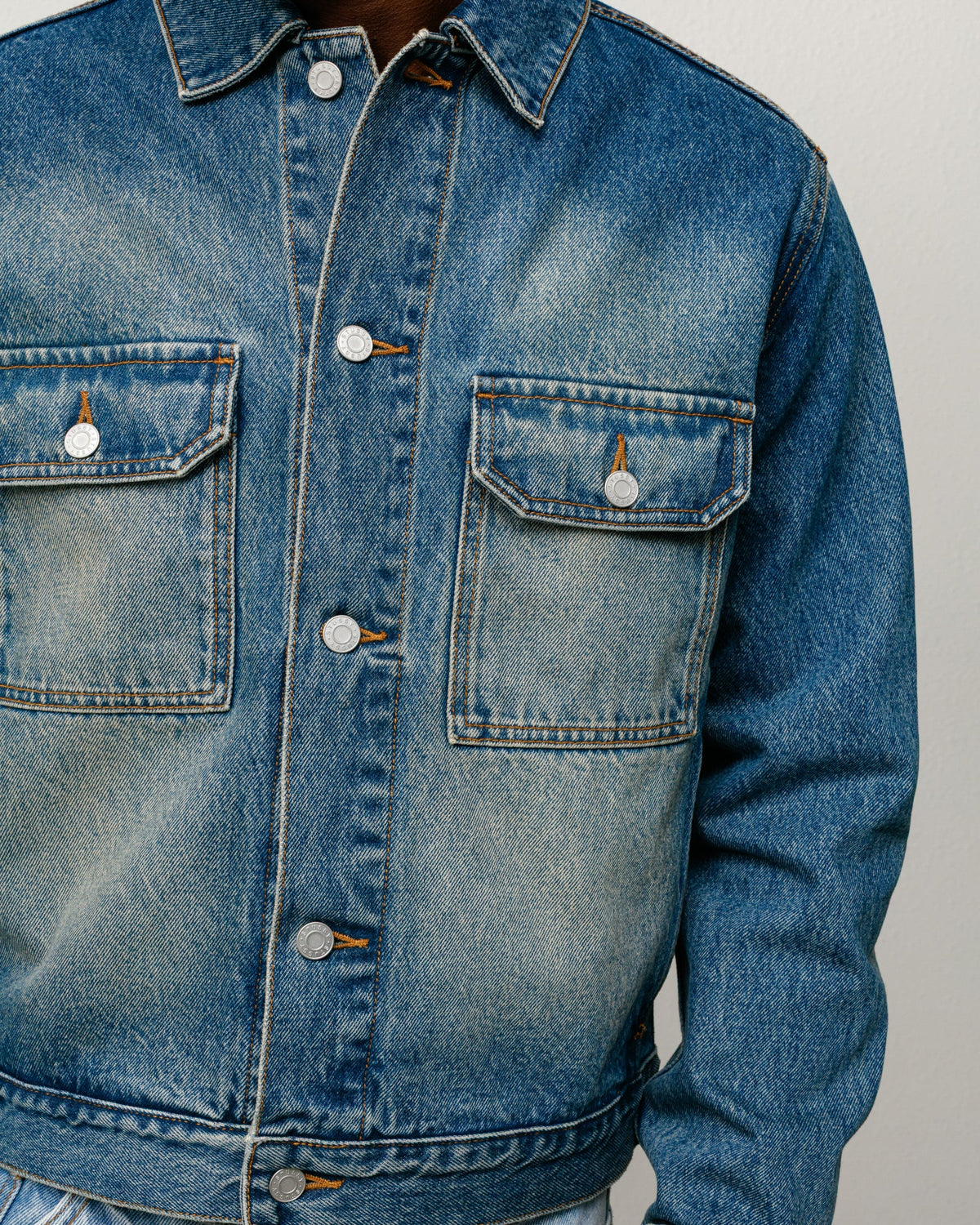 Trucker Denim Jacket - Dark Wash Indigo
