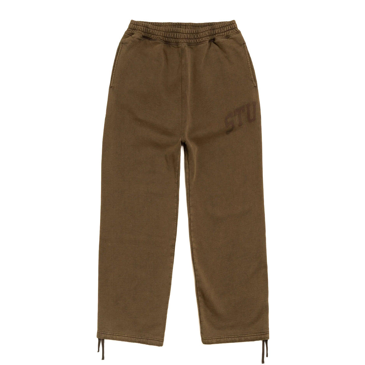 Faded Graphic Fleece Pant - Olive