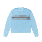 Striped Long Sleeve Sweater - Blue
