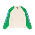 Two Tone Raglan Sweater - Natural
