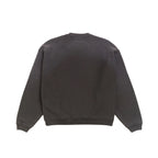 Sun Faded Oversized Crew - Black