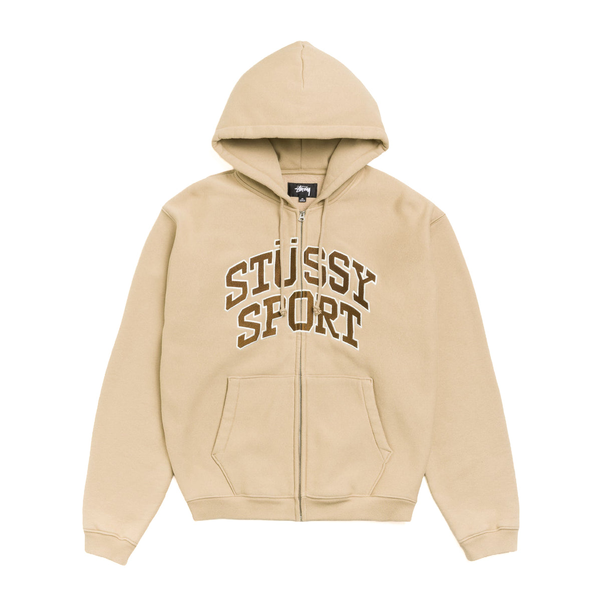 Sport Zip Hoodie - Tan