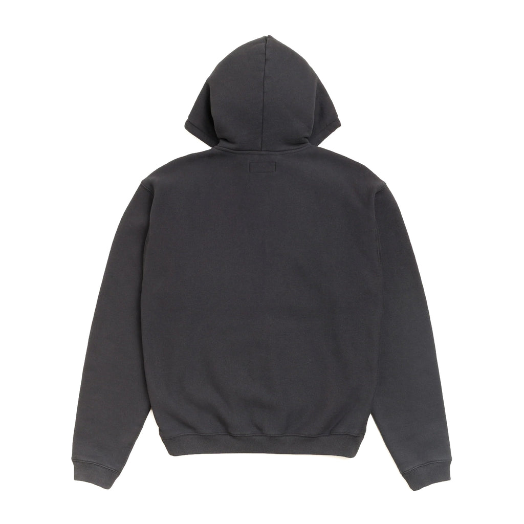 Block Sport Zip Hoodie - Washed Black