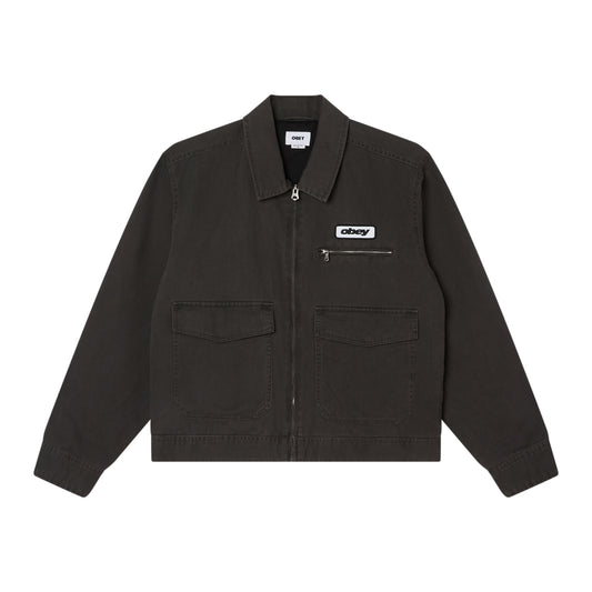 Walter Work Jacket - Black Faded Wash