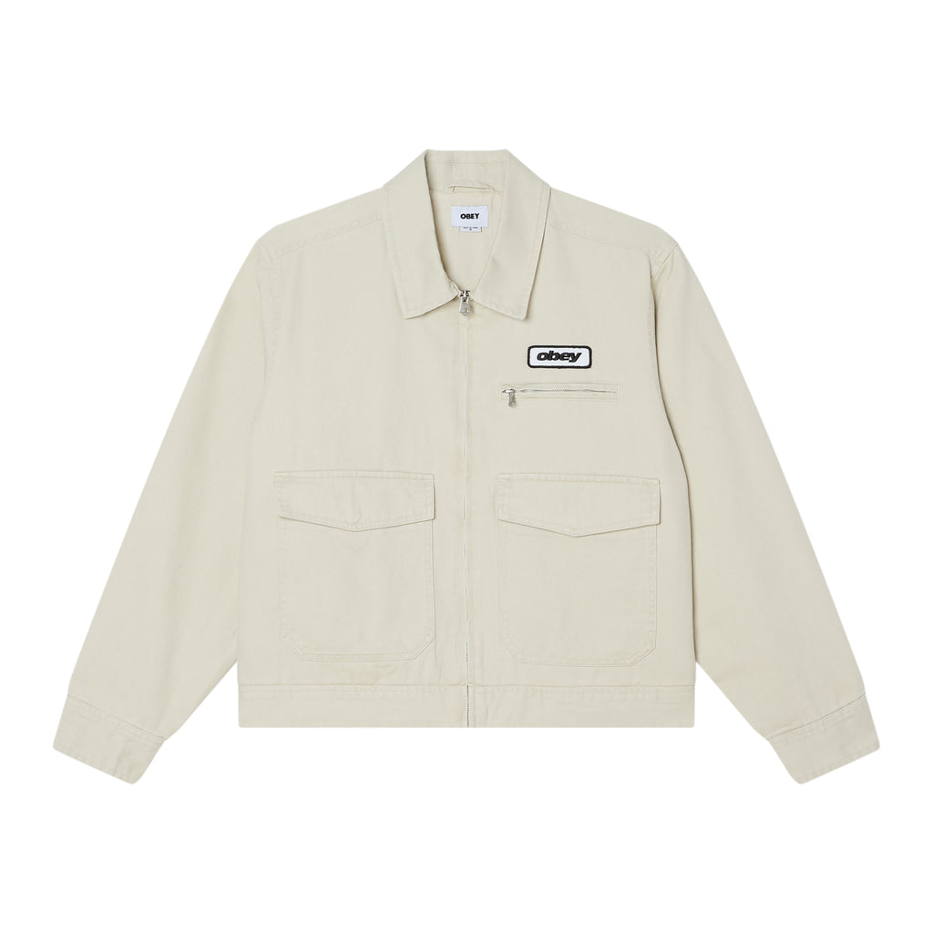 Walter Work Jacket - Silver Birch Faded Wash