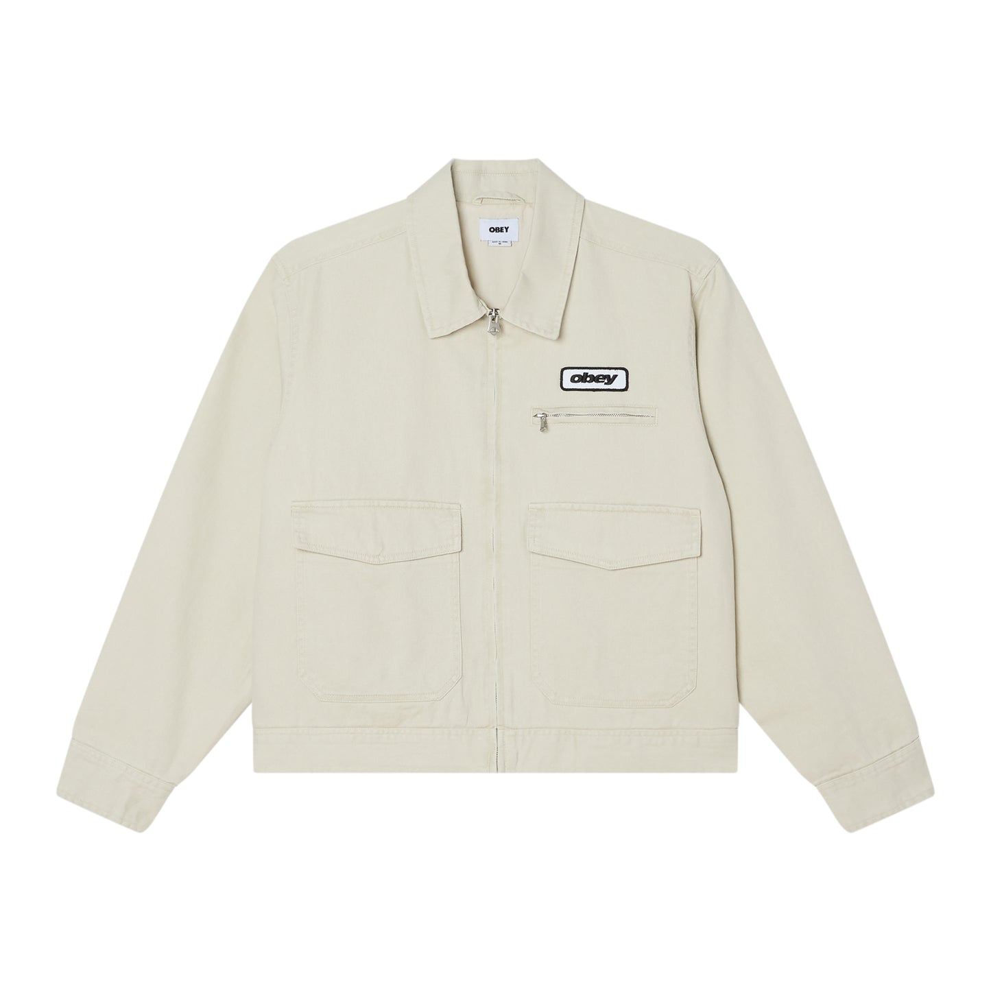 Walter Work Jacket - Silver Birch Faded Wash