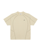 Contrast Stitch Tee - Silver Birch