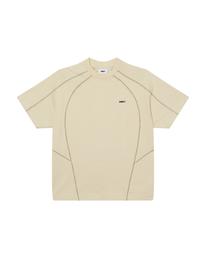 Contrast Stitch Tee - Silver Birch