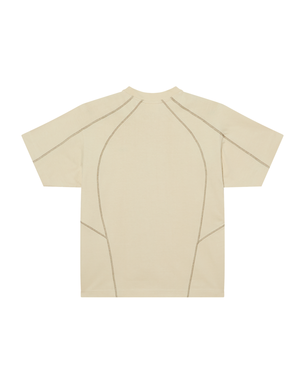 Contrast Stitch Tee - Silver Birch
