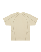 Contrast Stitch Tee - Silver Birch