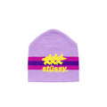 Stripe Ski Beanie - Purple