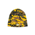 Basic Jacquard Skullcap - Yellow Camo