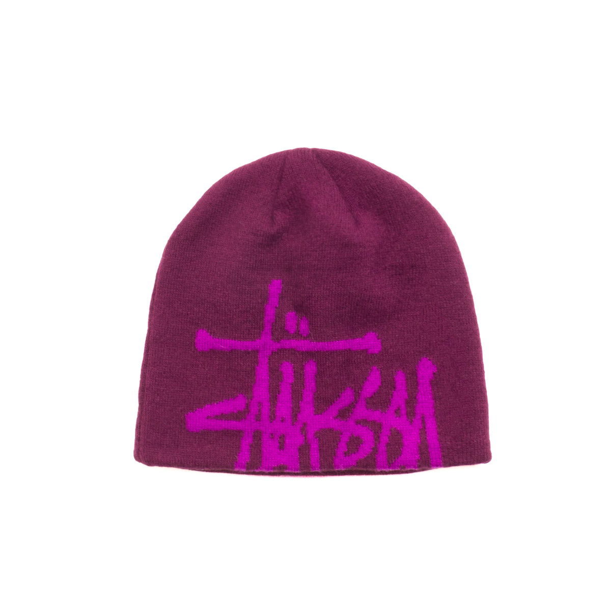 Brushed Out Basic Skullcap - Plum