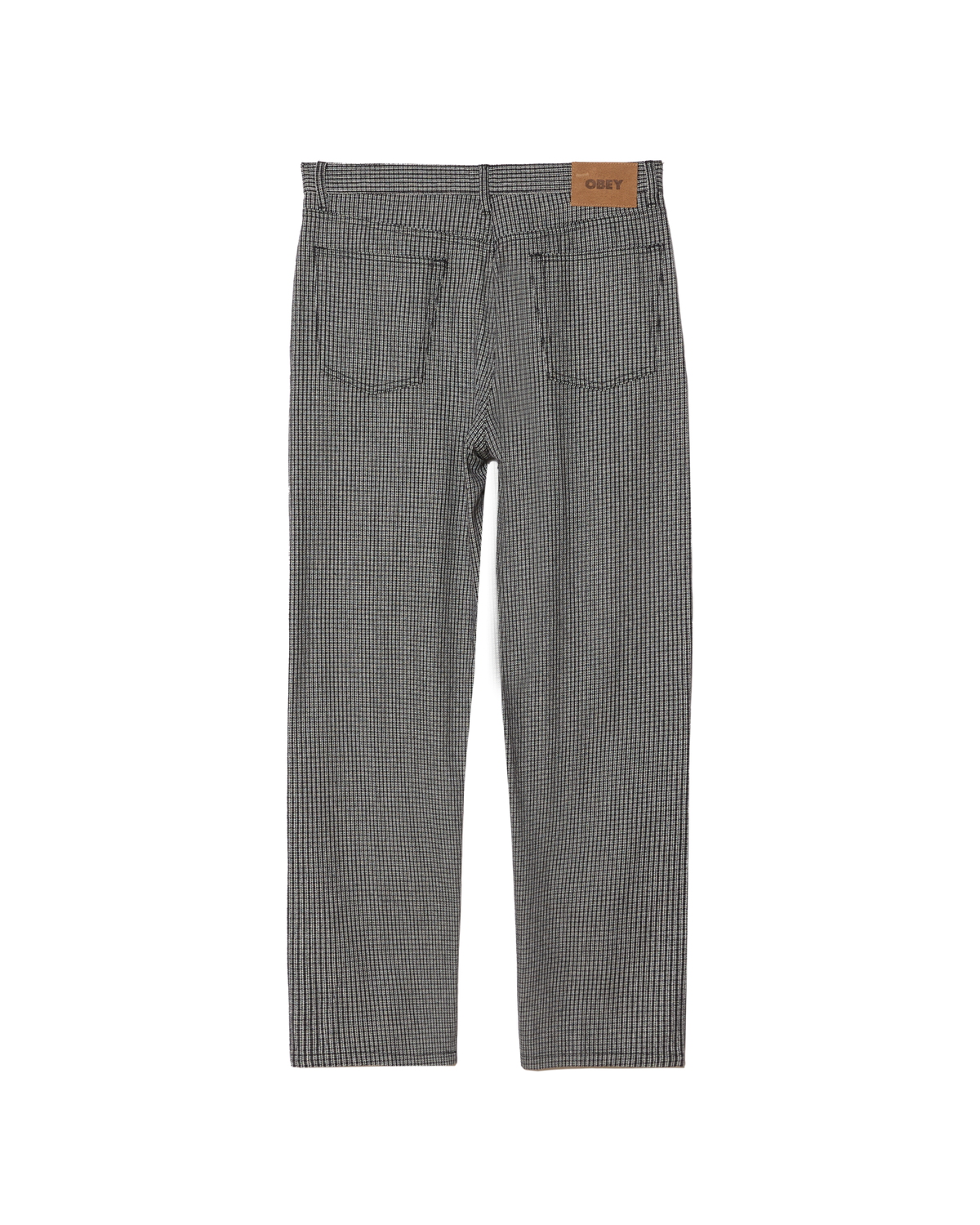 Classic Baggy Plaid Denim - Black Multi