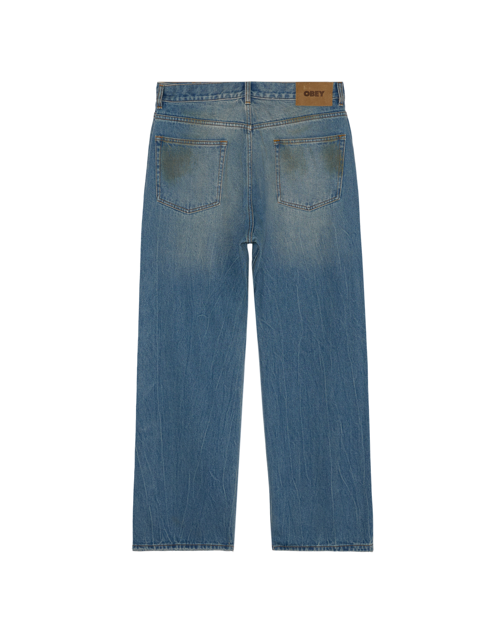 Nelson Straight Leg Pants - Garage Wash Indigo