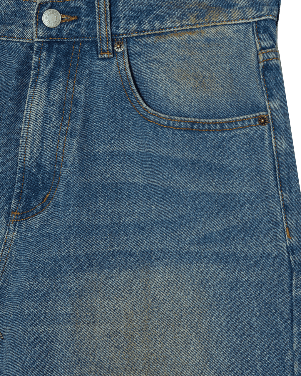 Nelson Straight Leg Pants - Garage Wash Indigo