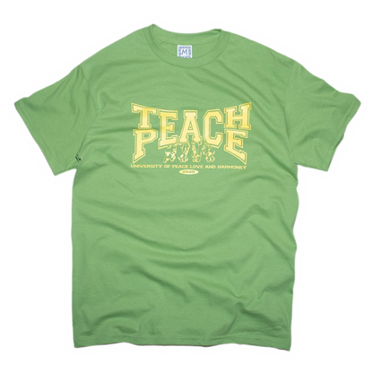 Teach Peace Tee - Kiwi Green