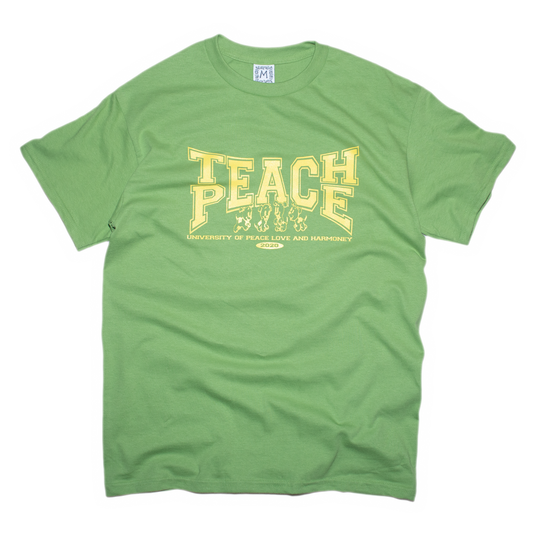 Teach Peace Tee - Kiwi Green