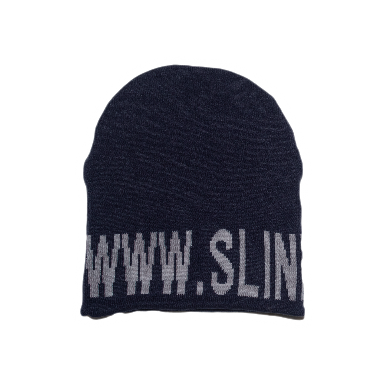 NY Reversible Skull Beanie - Navy / Black