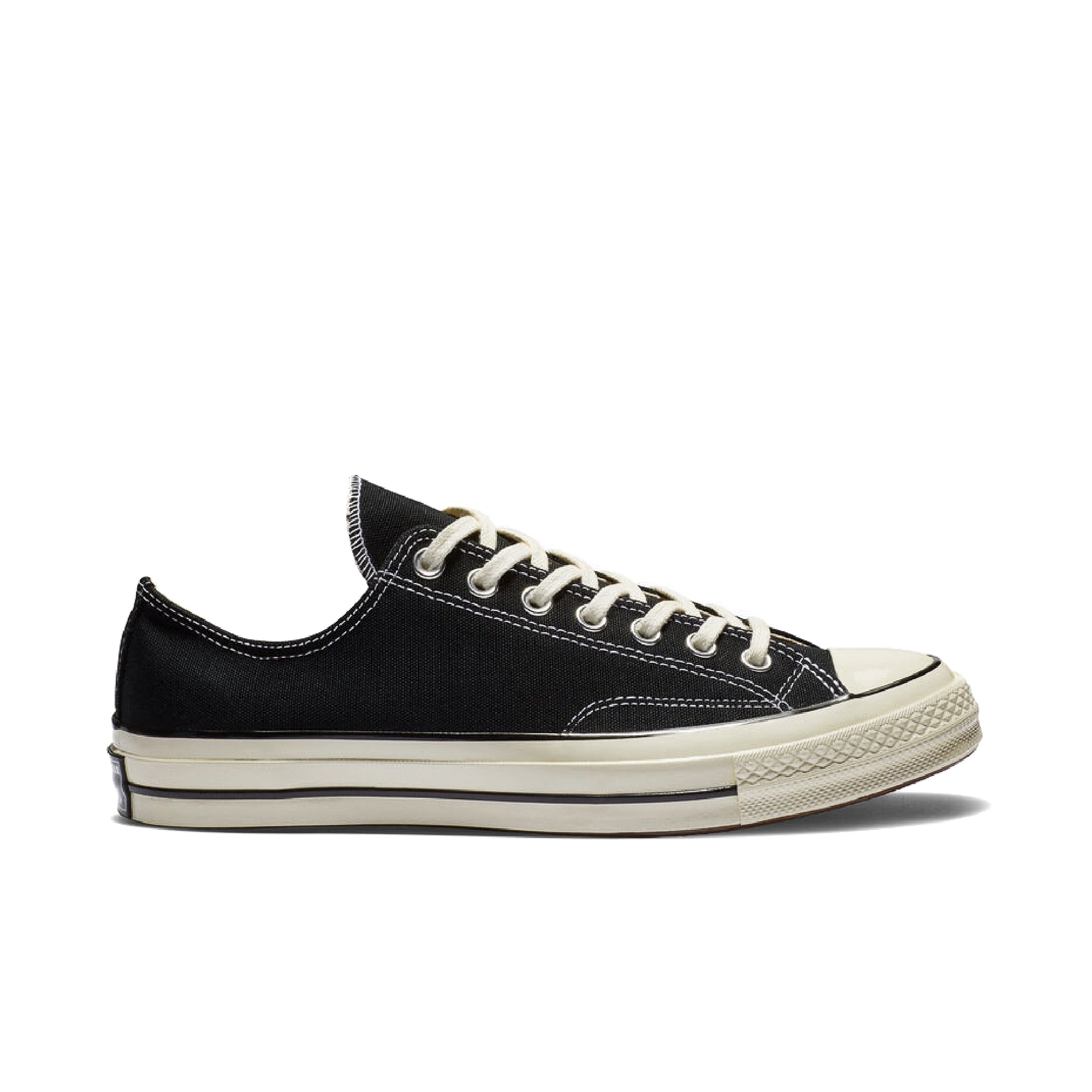 Chuck 70 OX - Black / Black / Egret