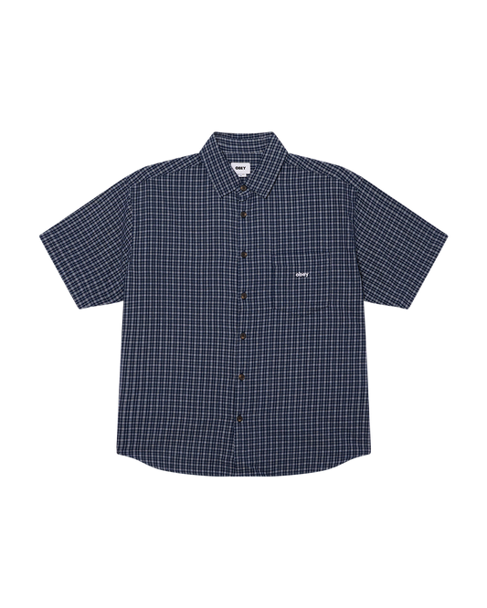 Bigwig Ian SS Shirt - Academy Blue Navy