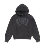 Block Sport Zip Hoodie - Washed Black