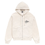Surf Size Zip Hoodie - Bone