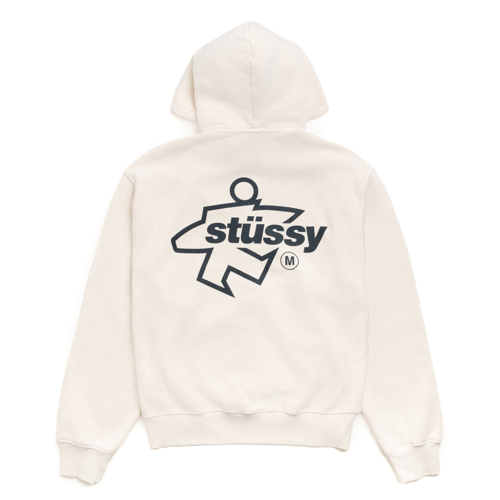 Surf Size Zip Hoodie - Bone