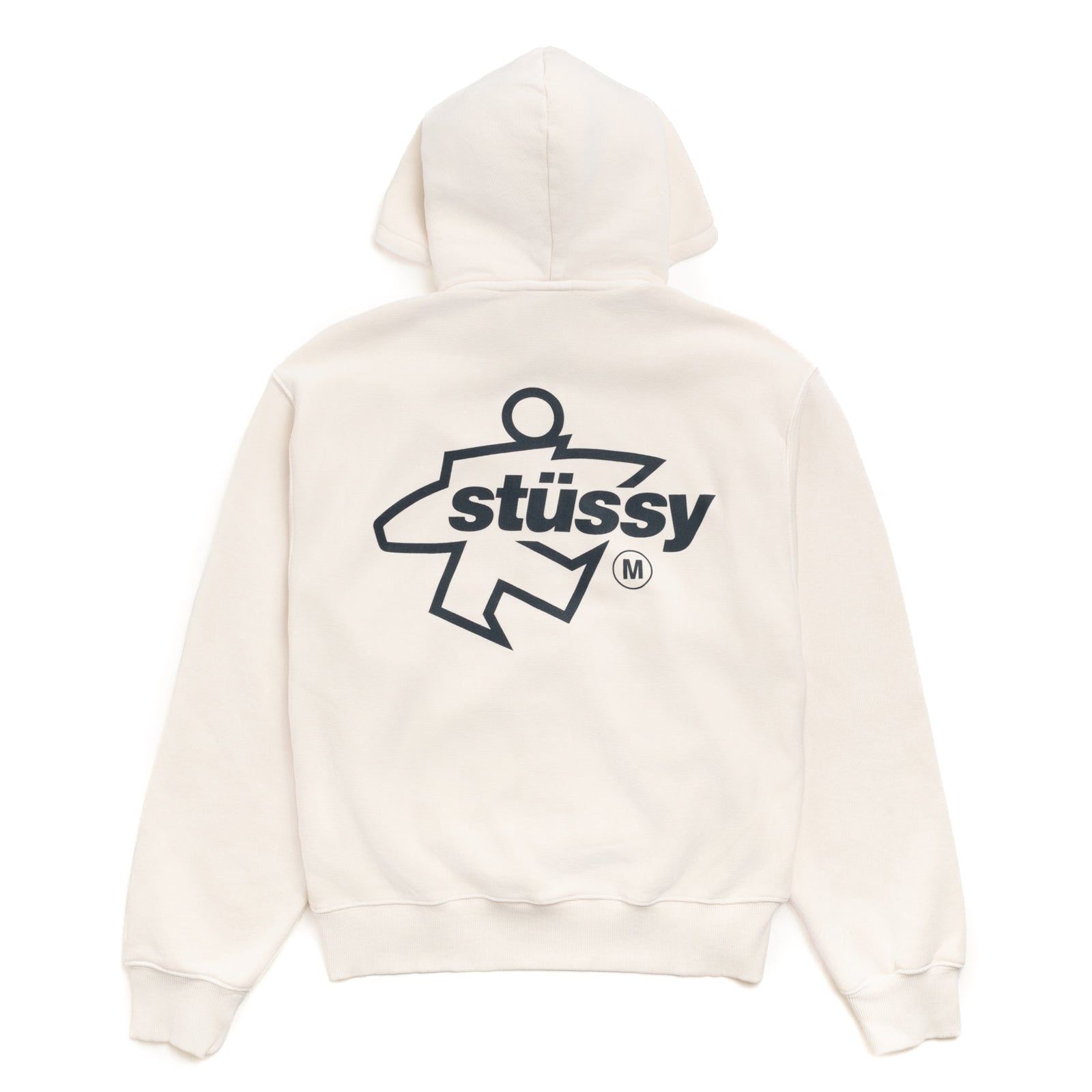 Surf Size Zip Hoodie - Bone