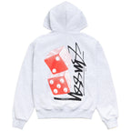 Tall Dice Zip Hood - Ash Heather