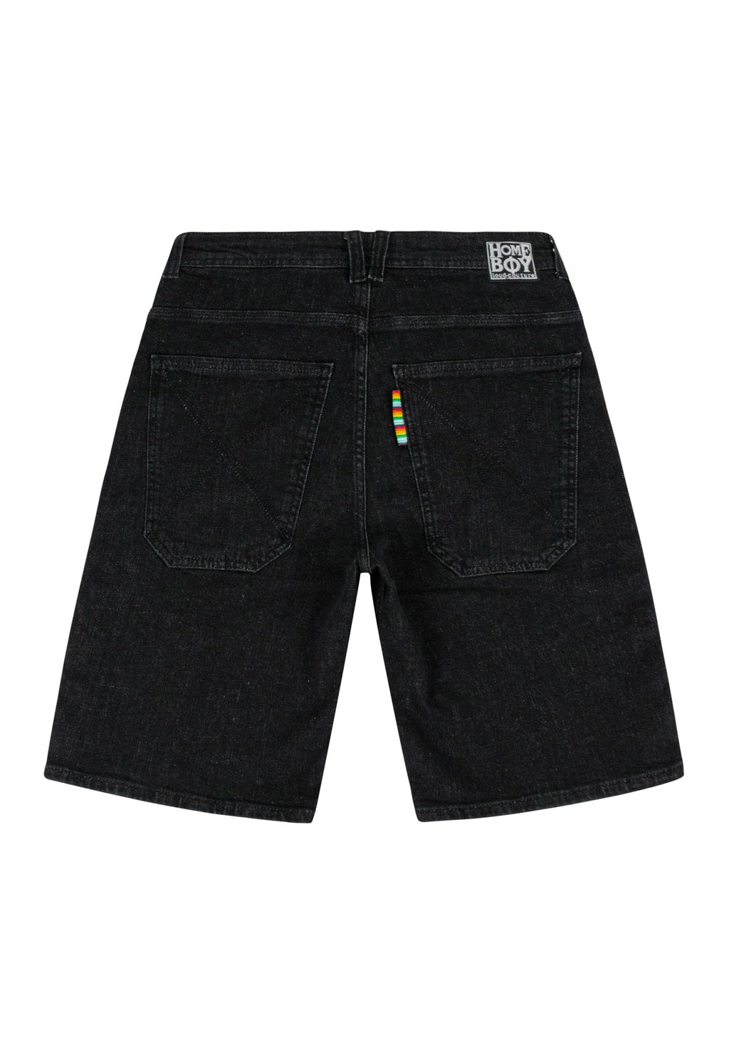 Homeboy X-tra Baggy Shorts - Washed Black