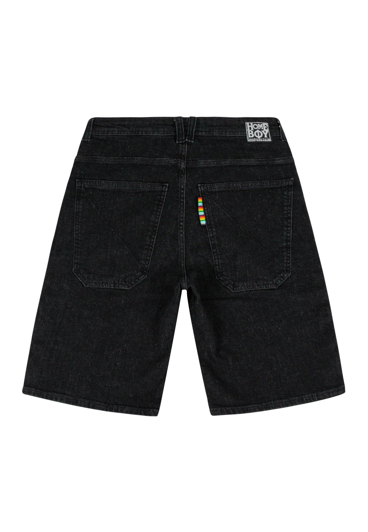 Homeboy X-tra Baggy Shorts - Washed Black
