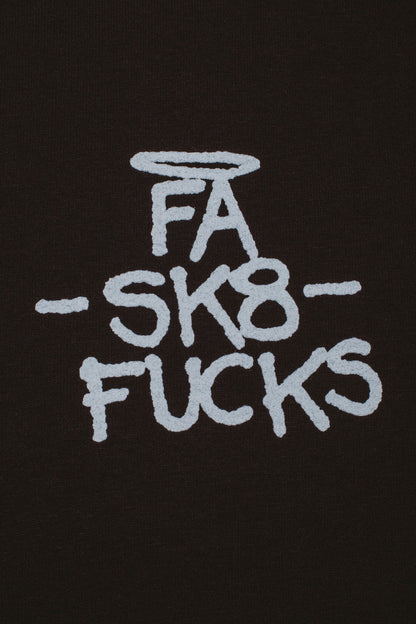 FA SK8 Fucks Tee - Black