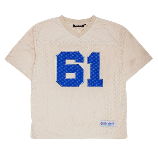 Stamp Logo Practice Jersey - Cream Blue