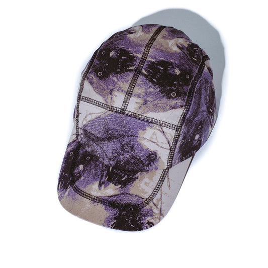 Cerberus Running Cap - Brown / White