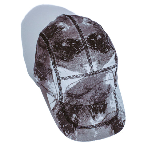 Cerberus Running Cap - Black / White