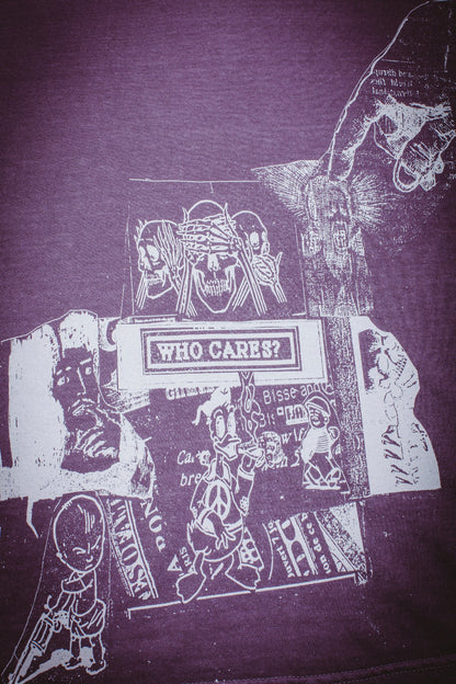 Who Cares Tee - Blackberry