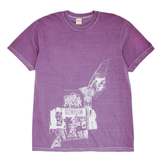 Who Cares Tee - Blackberry