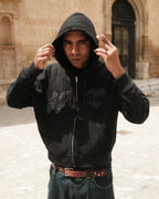 Universal Zip Hoodie - Black