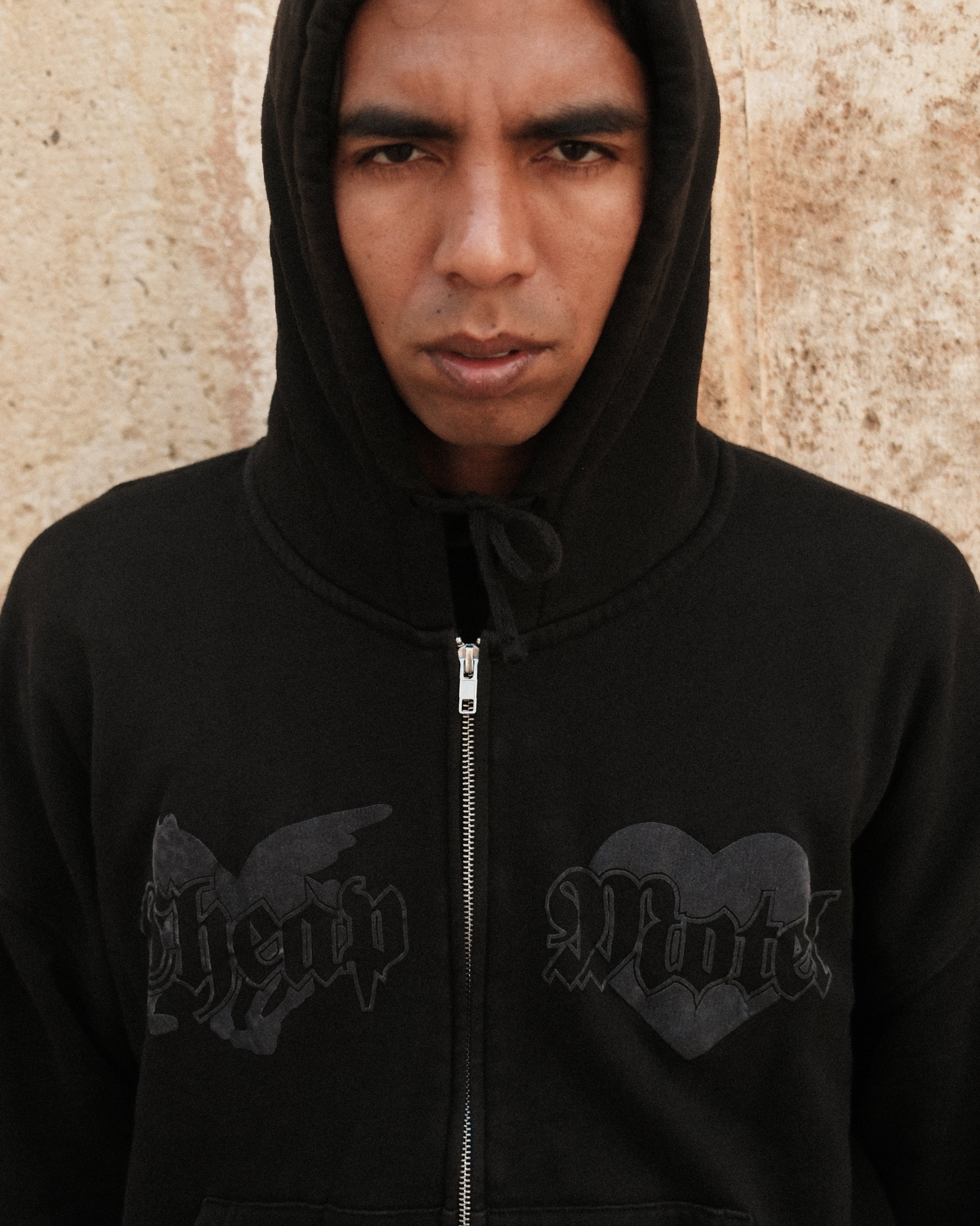 Universal Zip Hoodie - Black