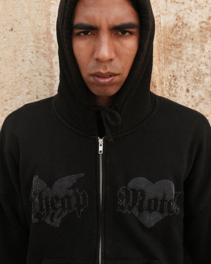 Universal Zip Hoodie - Black