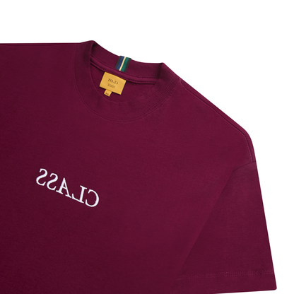 Class Inverso Tee - Burgundy