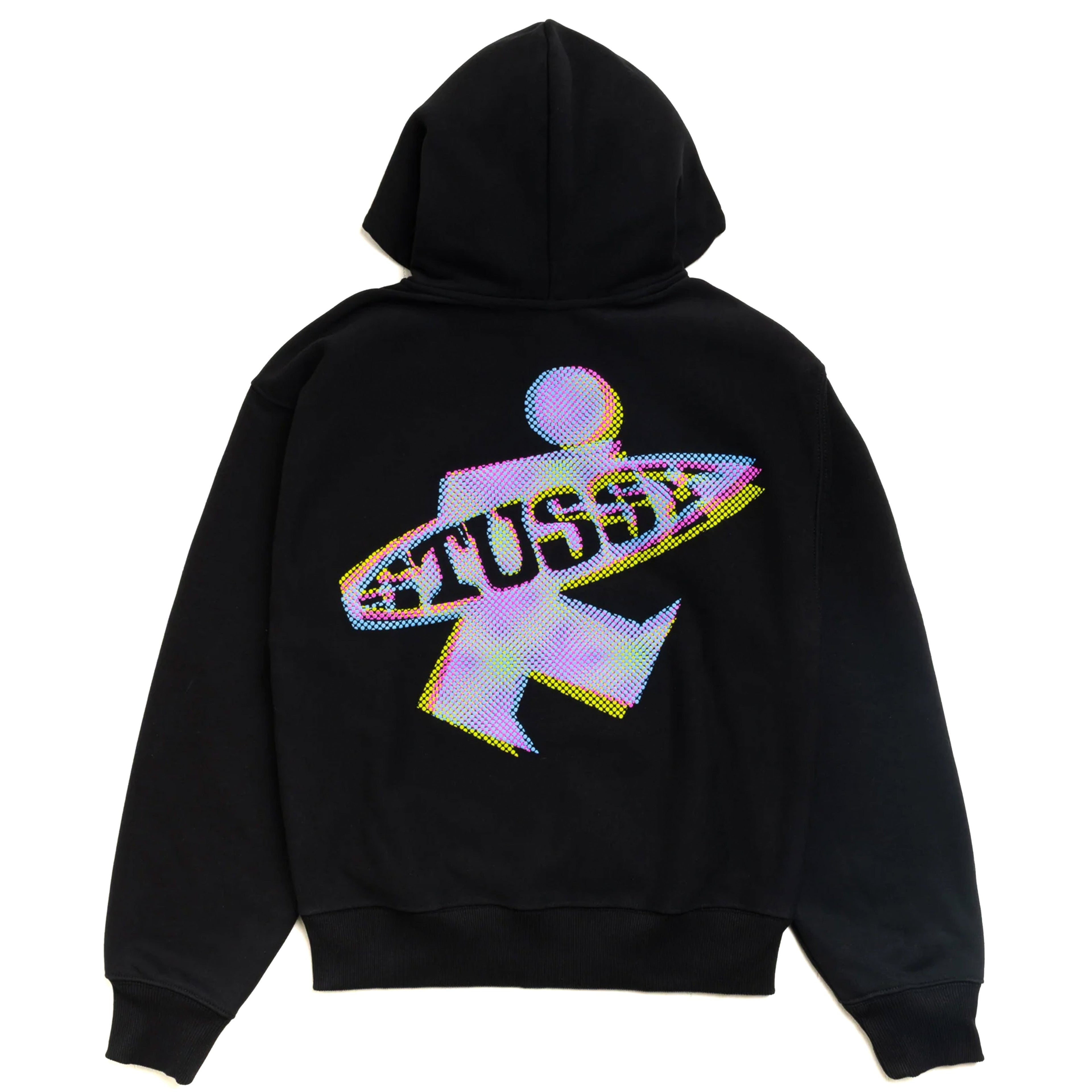 Dot Surf Zip Hood - Black
