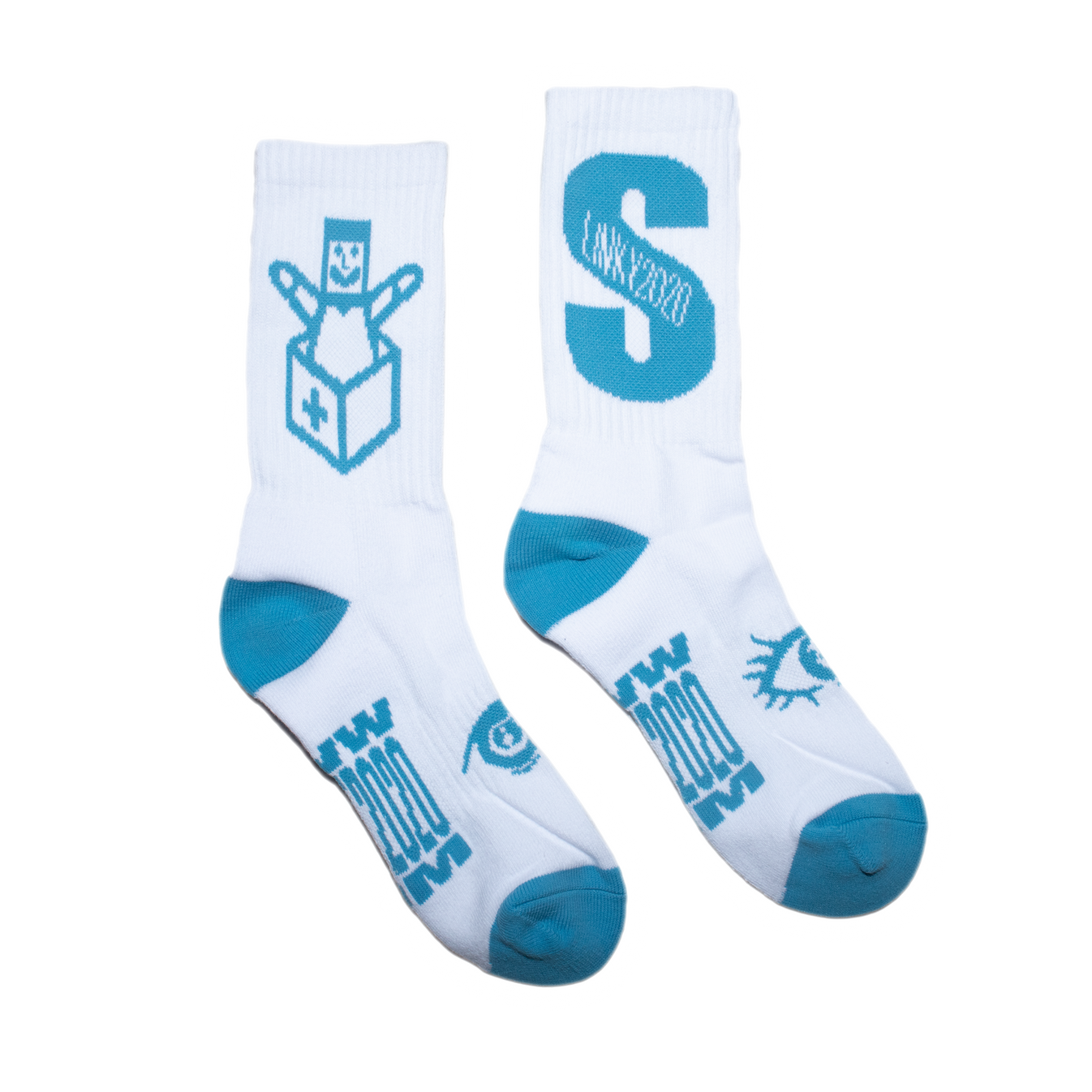 More is More Socks - White